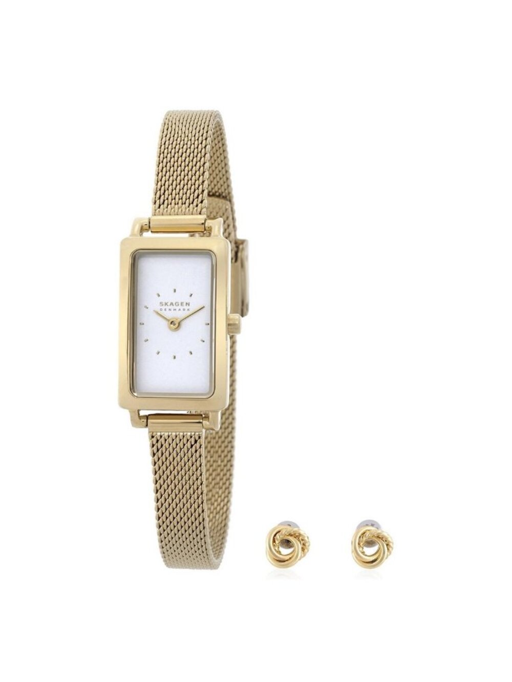 NWT Skagen Hagen Micro Gift Set Quartz White Dial Ladies Watch